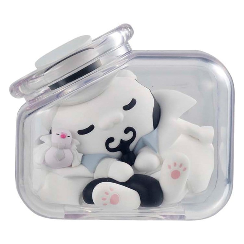 One Piece Blind Box assortiment figurines mini Mega Cat Project Good Night NyanPieceNyan! Ver. Luffy with rivals 6 cm (8)