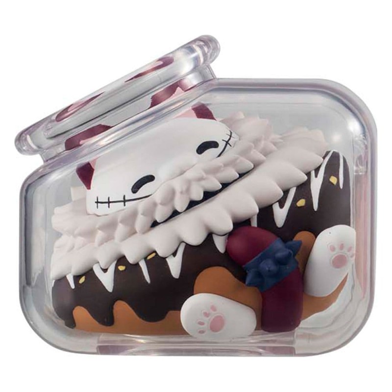 One Piece Blind Box assortiment figurines mini Mega Cat Project Good Night NyanPieceNyan! Ver. Luffy with rivals 6 cm (8)