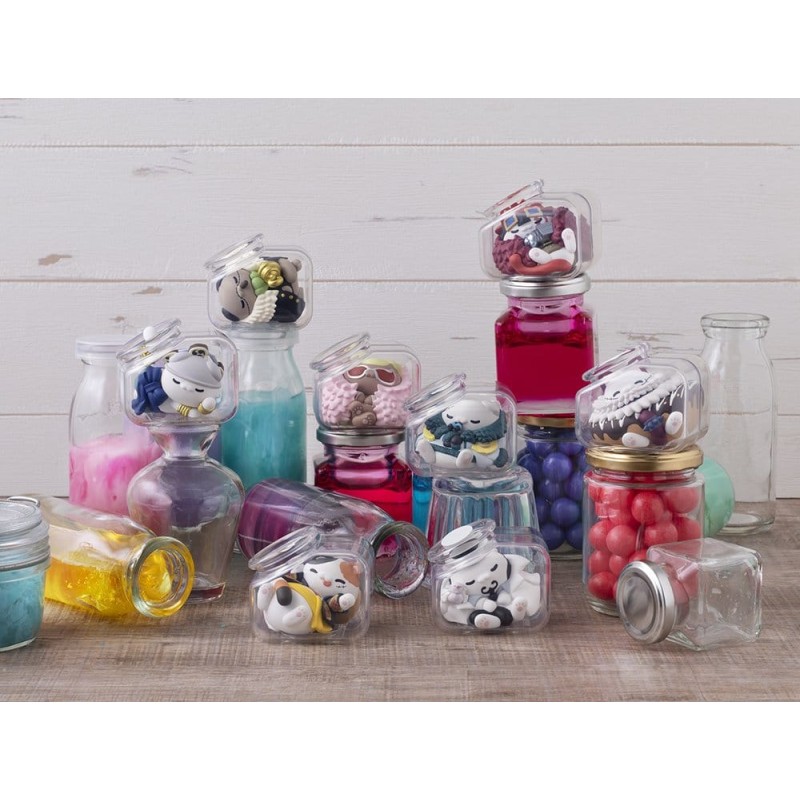One Piece Blind Box assortiment figurines mini Mega Cat Project Good Night NyanPieceNyan! Ver. Luffy with rivals 6 cm (8)