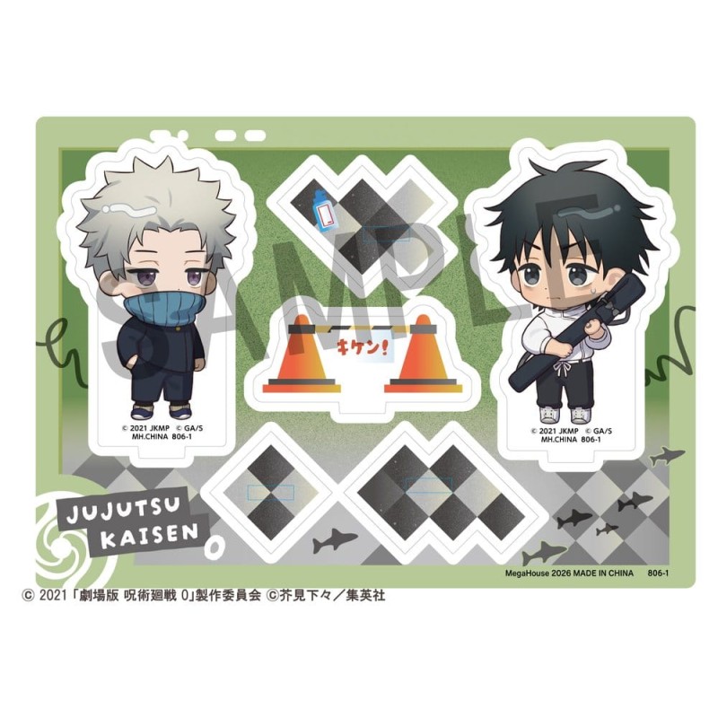 Jujutsu Kaisen Buddycolle Stand Acrylique 5th Anniversary B Toge Inumaki & Yuta Okkotsu (Jujutsu Kaisen 0) 10 cm