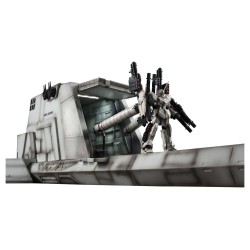 Gundam Unicorn diorama 1/144 Scale Realistic Model Series Nahel Argama Catapult Deck (UC ver.) 138 cm