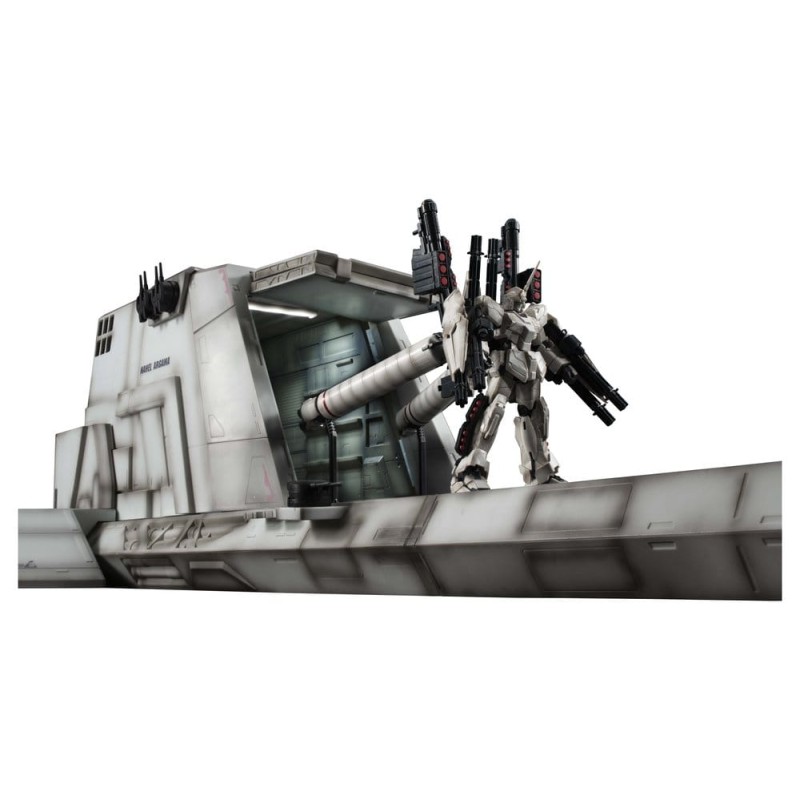 Gundam Unicorn Realistic Model Series Diorama 1/144 Scale Nahel Argama Catapult Deck (UC ver.) 138 cm