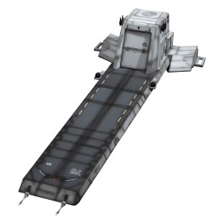 Gundam Unicorn Realistic Model Series Diorama 1/144 Scale Nahel Argama Catapult Deck (UC ver.) 138 cm