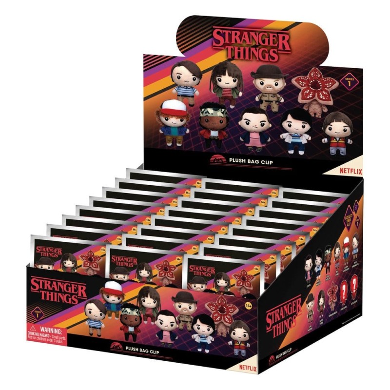 Stranger Things porte-clés en peluche présentoir (24)