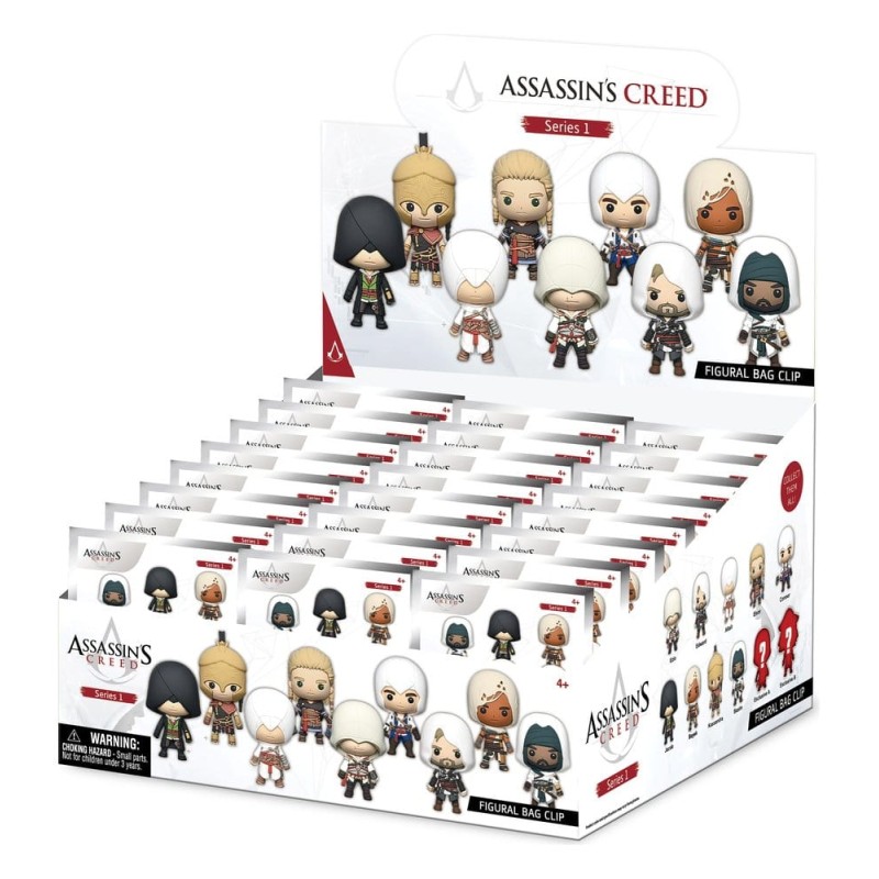 Assassin's Creed 3D porte-clés en mousse série 1 présentoir (24)