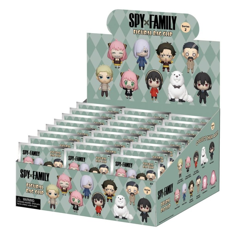 Spy x Family 3D porte-clés en mousse série 2 présentoir (24)