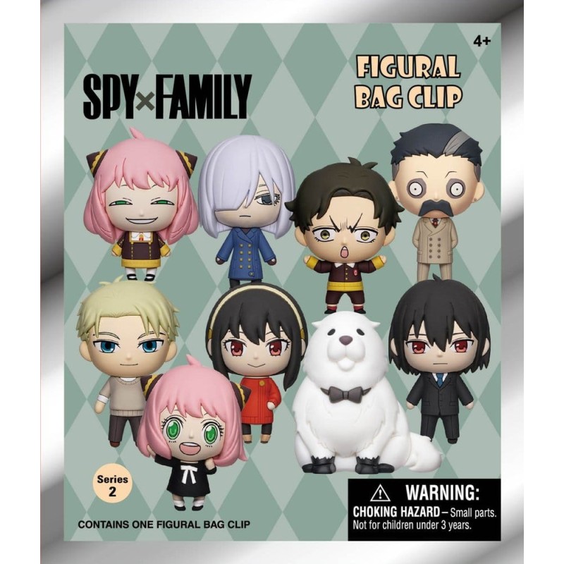 Spy x Family 3D porte-clés en mousse série 2 présentoir (24)