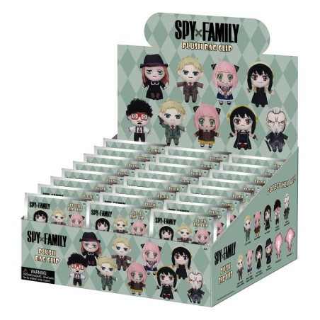 Spy x Family porte-clés en peluche présentoir (24)
