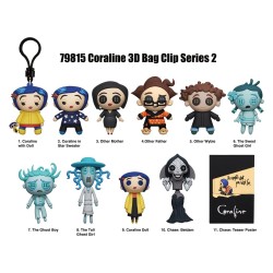 Coraline 3D porte-clés en mousse série 2 présentoir (24)