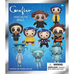 Coraline 3D porte-clés en mousse série 2 présentoir (24)
