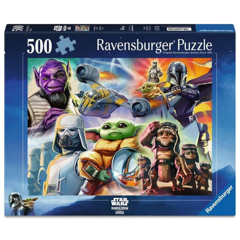 The Mandalorian et Grogu puzzle (500 pièces)