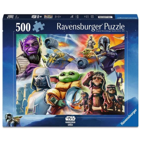 The Mandalorian et Grogu puzzle (500 pièces)