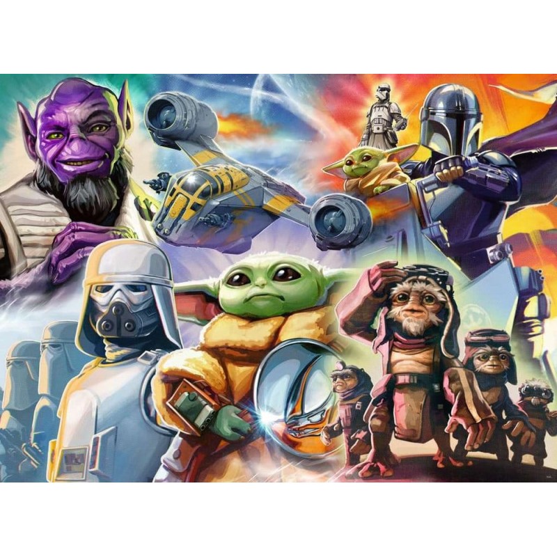 The Mandalorian et Grogu puzzle (500 pièces)