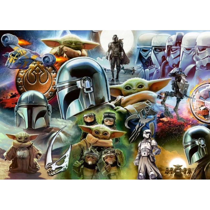The Mandalorian et Grogu puzzle (1000 pièces)