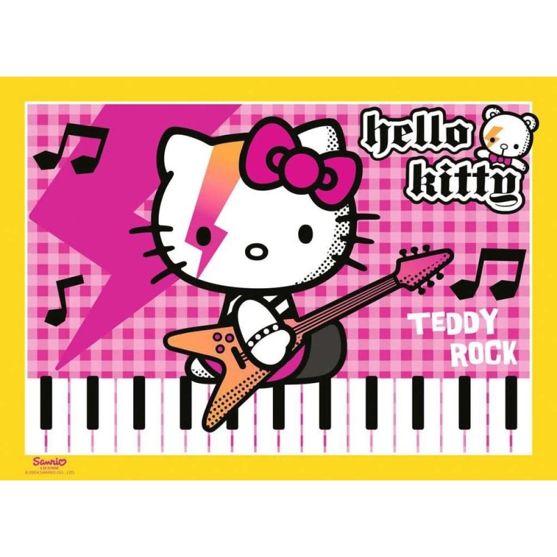 Hello Kitty pack 4 puzzles Allons-y, Hello Kitty ! (4x100 pièces)