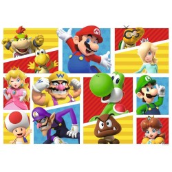 Super Mario Giant Floor Jigsaw Puzzle Mario's Friends and Foes (125 Pieces)