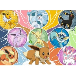 Pokémon pack 4 puzzles Copains Pokémon (4x100 pièces)
