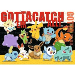 Pokémon Puzzle 4-Pack Pokémon Buddies (4x100 Pieces)