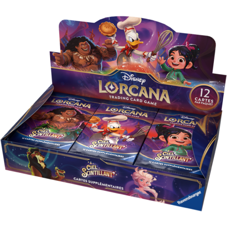Disney Lorcana - Ciel Scintillant Chapitre 5 - Boite de Boosters (24 packs) FR | 4050368984579