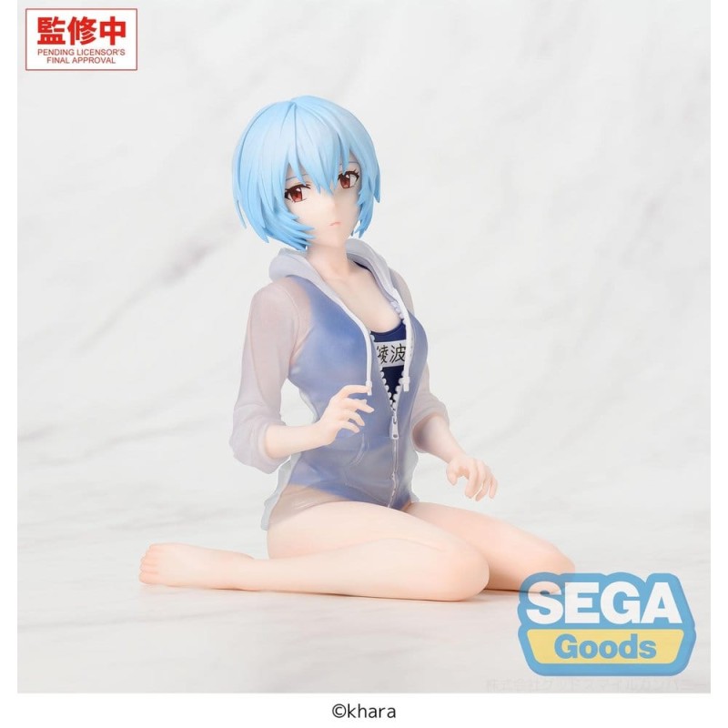 Rebuild of Evangelion Yumemirize figurine PVC Rei Ayanami School Swimsuit Ver. 13 cm