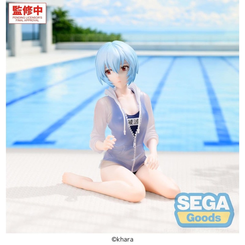 Rebuild of Evangelion Yumemirize figurine PVC Rei Ayanami School Swimsuit Ver. 13 cm