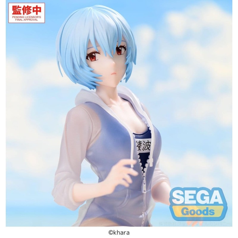 Rebuild of Evangelion Yumemirize figurine PVC Rei Ayanami School Swimsuit Ver. 13 cm