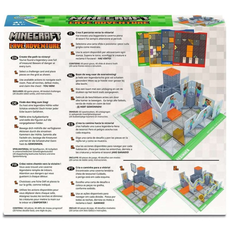 Minecraft Cave Adventure jeu de logique