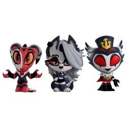Helluva Boss pack 3 figurines mini Mini Tooz Blitzo, Loona &amp; Stolas
