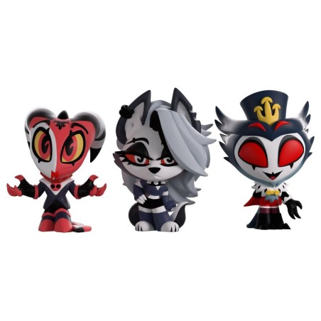 Helluva Boss pack 3 figurines mini Mini Tooz Blitzo, Loona &amp; Stolas