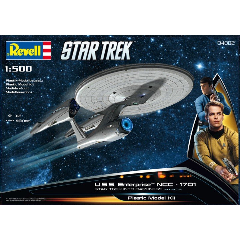 Star Trek Into Darkness - 1/500 modelbouw - U.S.S. Enterprise NCC-1701 - 59 cm | 4009803048826
