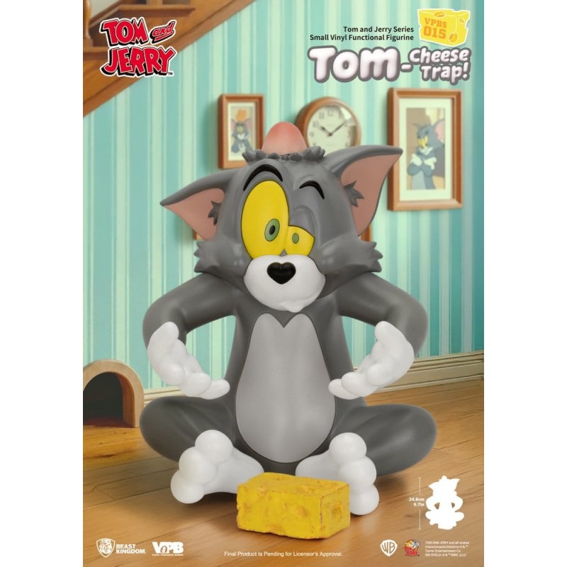 Tom et Jerry Vinyle Tirelire Small Series Tom-Cheese Trap! 25 cm
