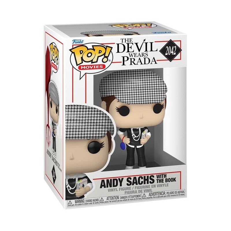 Le diable s'habille en Prada POP! Movies Vinyl figurine Andy Sachs? withThe Book 9 cm