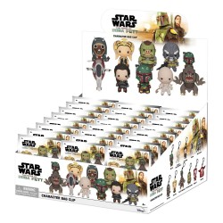 Star Wars: Le Livre de Boba Fett 3D porte-clés en PVC série 1 présentoir (24)
