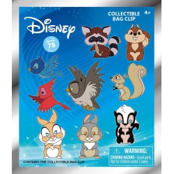 Disney 3D Foam Bag Clips Woodland Characters Series 76 Display (24)