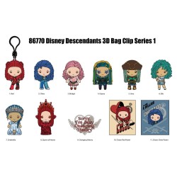 Descendants 3D Foam Bag Clips Series 1 Display (24)