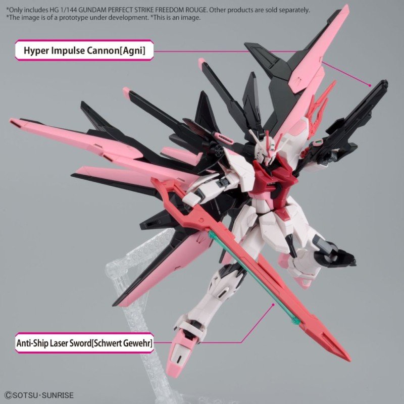 Gundam - Model Kit HG 1/144 - Gundam Perfect Strike Freedom Rouge | 4573102662736