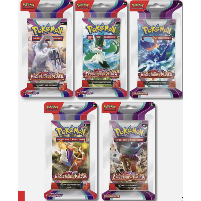 Pokémon - Evolutions à Paldea (EV02) - Art Set (5 Boosters Blister) - FR