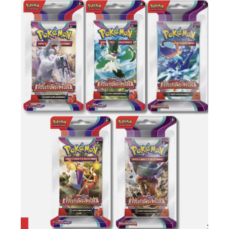 Pokémon - Evolutions à Paldea (EV02) - Art Set (5 Boosters Blister) - FR