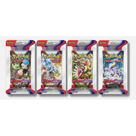 Pokémon - Ecarlate et Violet (EV01) - Art Set (4 Boosters Blister) - FR