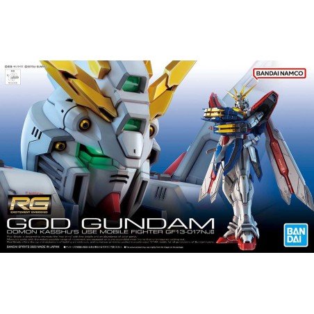 Gundam - Model Kit RG 1/144 - God Gundam | 4573102633583