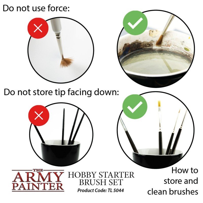 The Army Painter - Hobby Starter Brush Set | 5713799504400