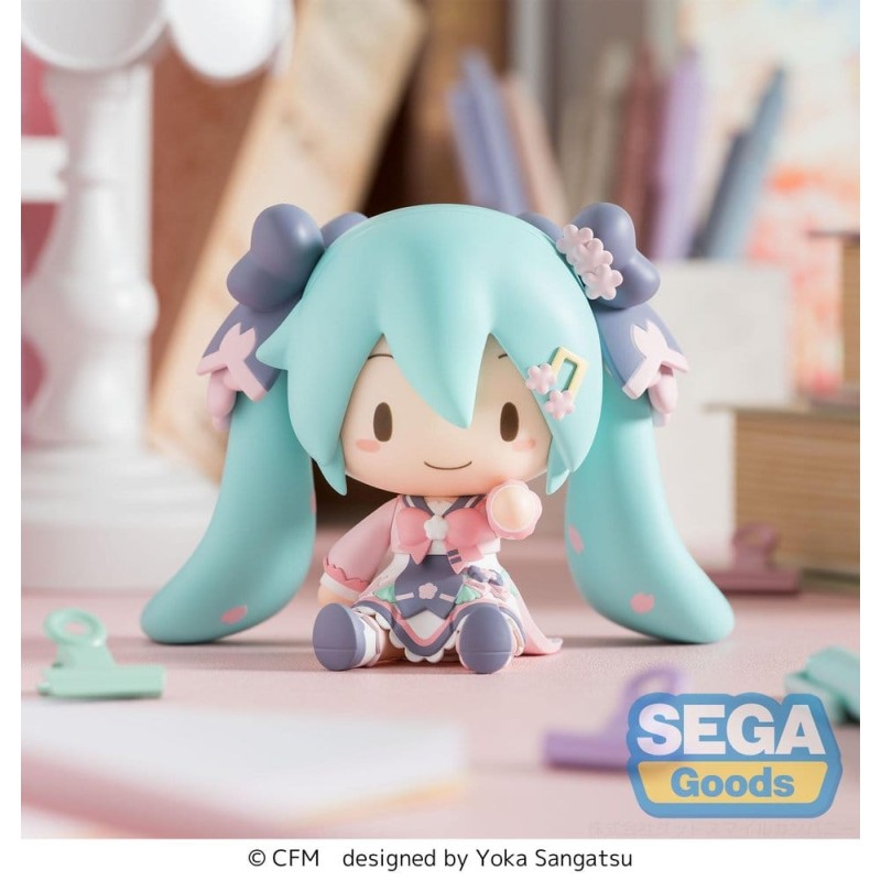 Hatsune Miku figurine fuwa petit Chibi "New Semester" 8 cm