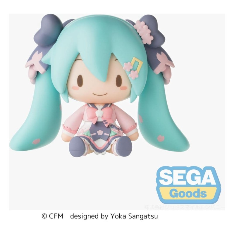 Hatsune Miku figurine fuwa petit Chibi "New Semester" 8 cm