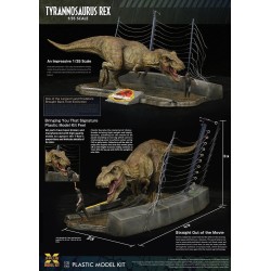 Jurassic Park figurine Plastic Model Kit 1/35 Tyrannosaurus Rex 42 cm