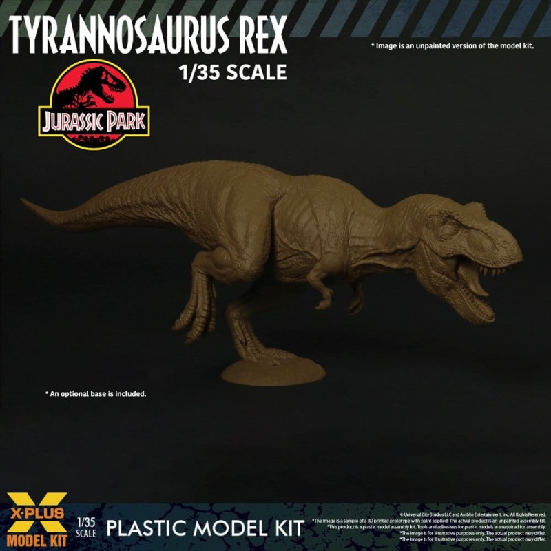 Jurassic Park Figuur Plastic Model Kit 1/35 Tyrannosaurus Rex 42 cm