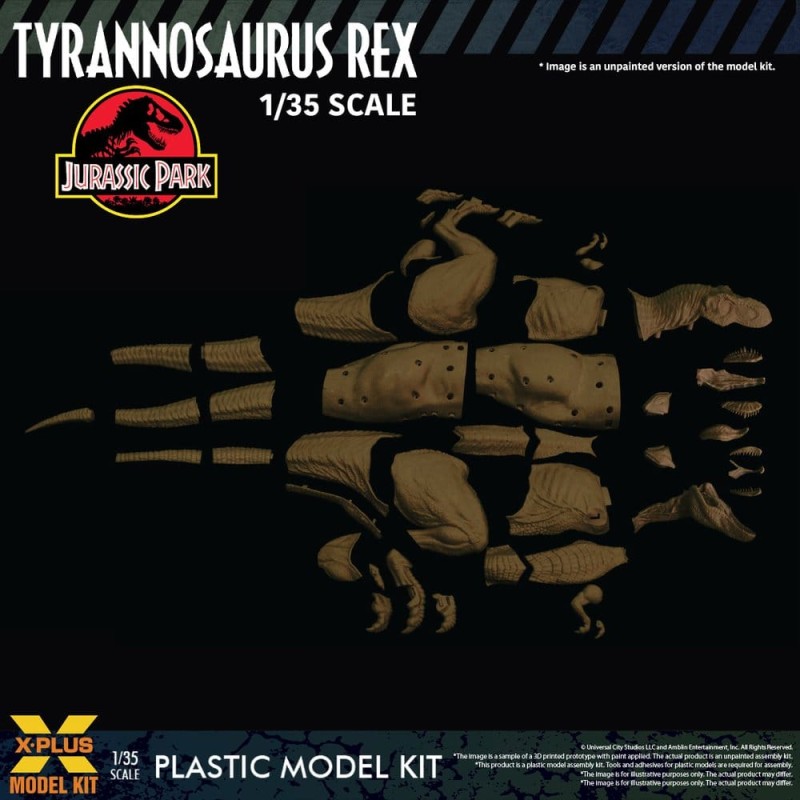 Jurassic Park Figure Plastic Model Kit 1/35 Tyrannosaurus Rex 42 cm
