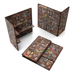 Green Stuff World - MDF Terrain - Pre-Painted & Foldable - Orks - 3 Story Building (1 Item)