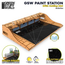 Green Stuff World - Station de peinture avec Tapis de Découpe