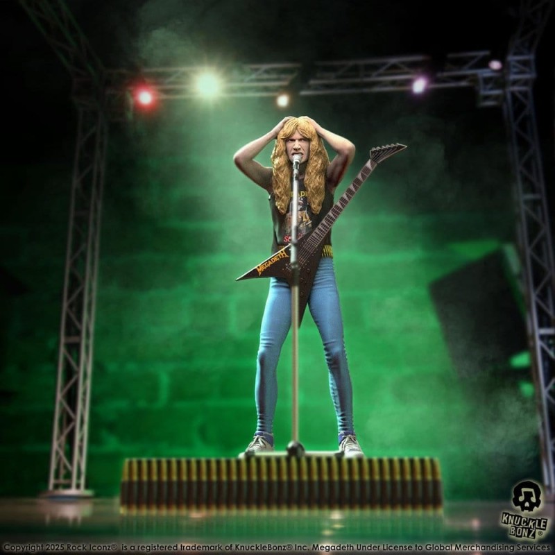 Megadeth Rock Iconz Statuette Dave Mustaine II 22 cm