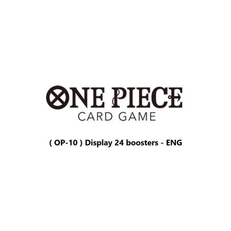 One Piece Card Game - ( OP-10 ) Display 24 Boosters - EN | 810059789258